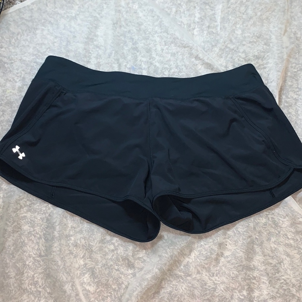 Under armor black workout shorts size extra large